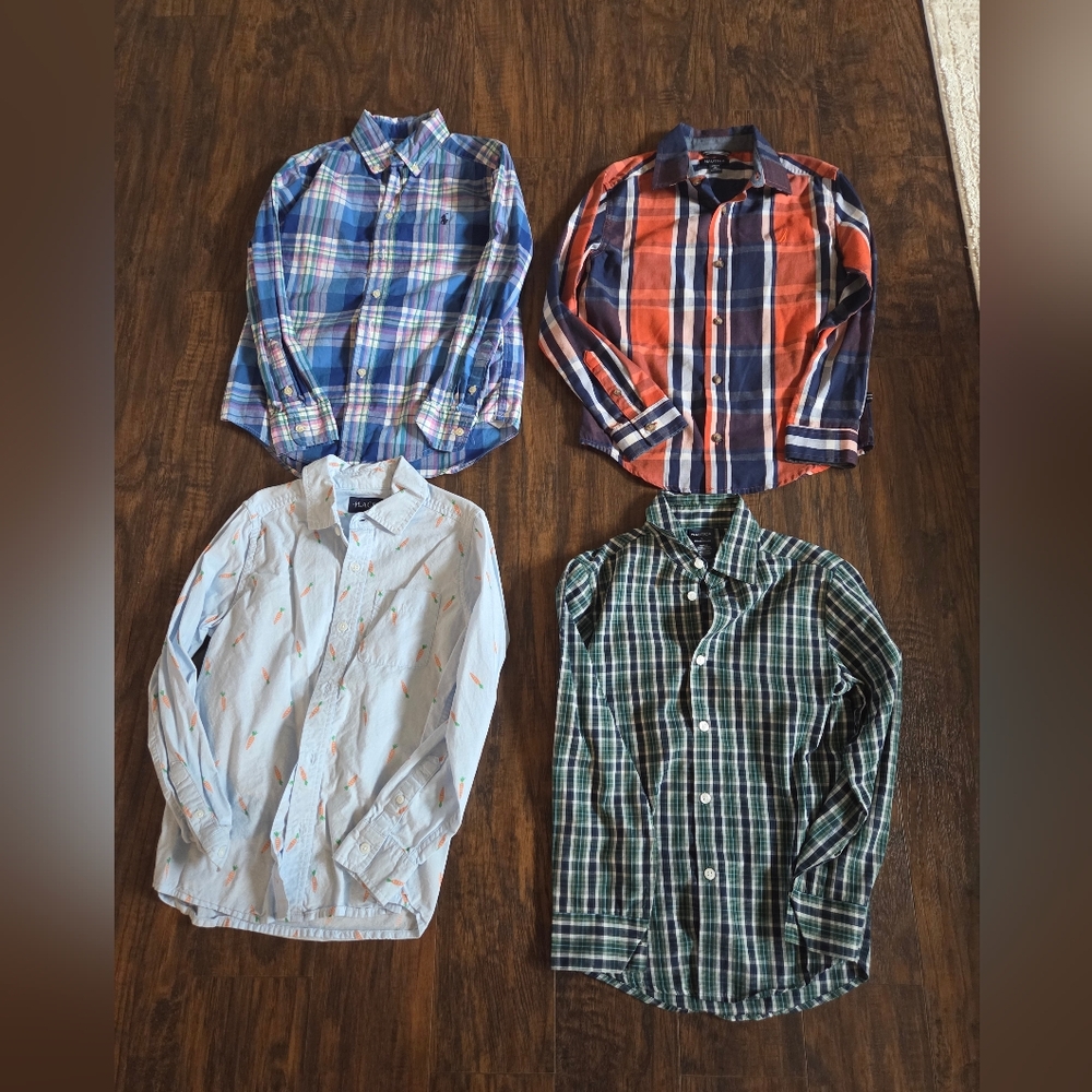 Boys Button Down Lot Size 7/8